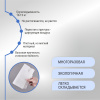 Сумка-шоппер из спанбонда с пришивными ручками 24 см, белая, 35 х 40 см